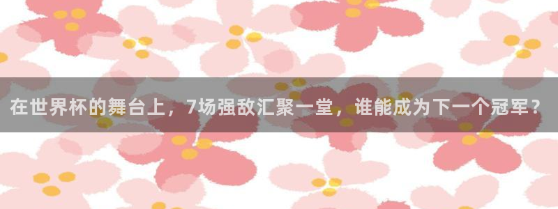 世界杯比赛:在世界杯的舞台上,7场强敌汇聚一堂,谁能成为下一个冠军?